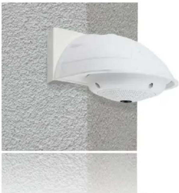 Mobotix Q25 - Mounting to a Wall or Building Corner - 1