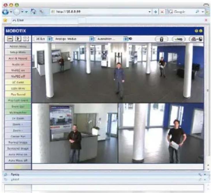 Mobotix Q25 - Configuration in the Browser - 1