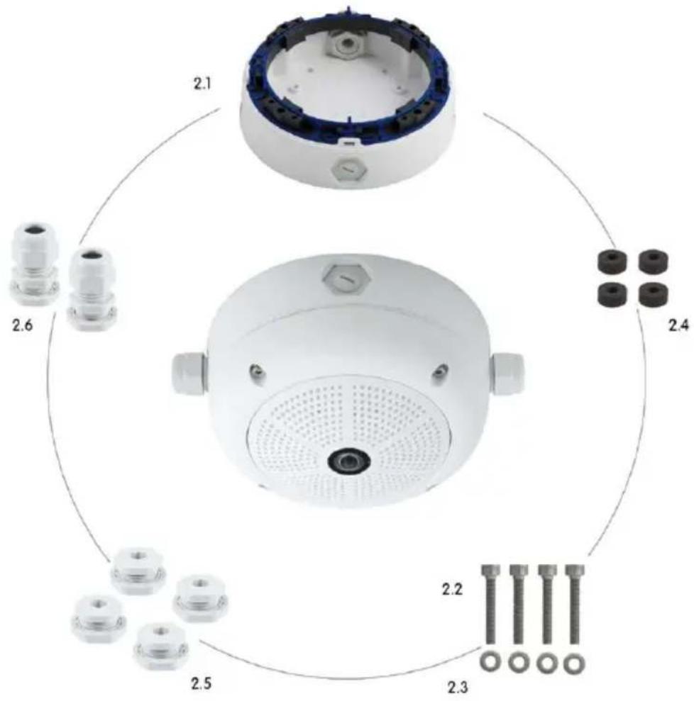 Mobotix Q25 - Mounting Kits and Mounts - 1