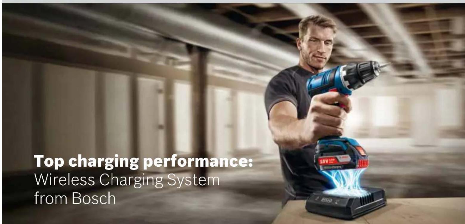Top charging performance: Wireless Charging System from Bosch