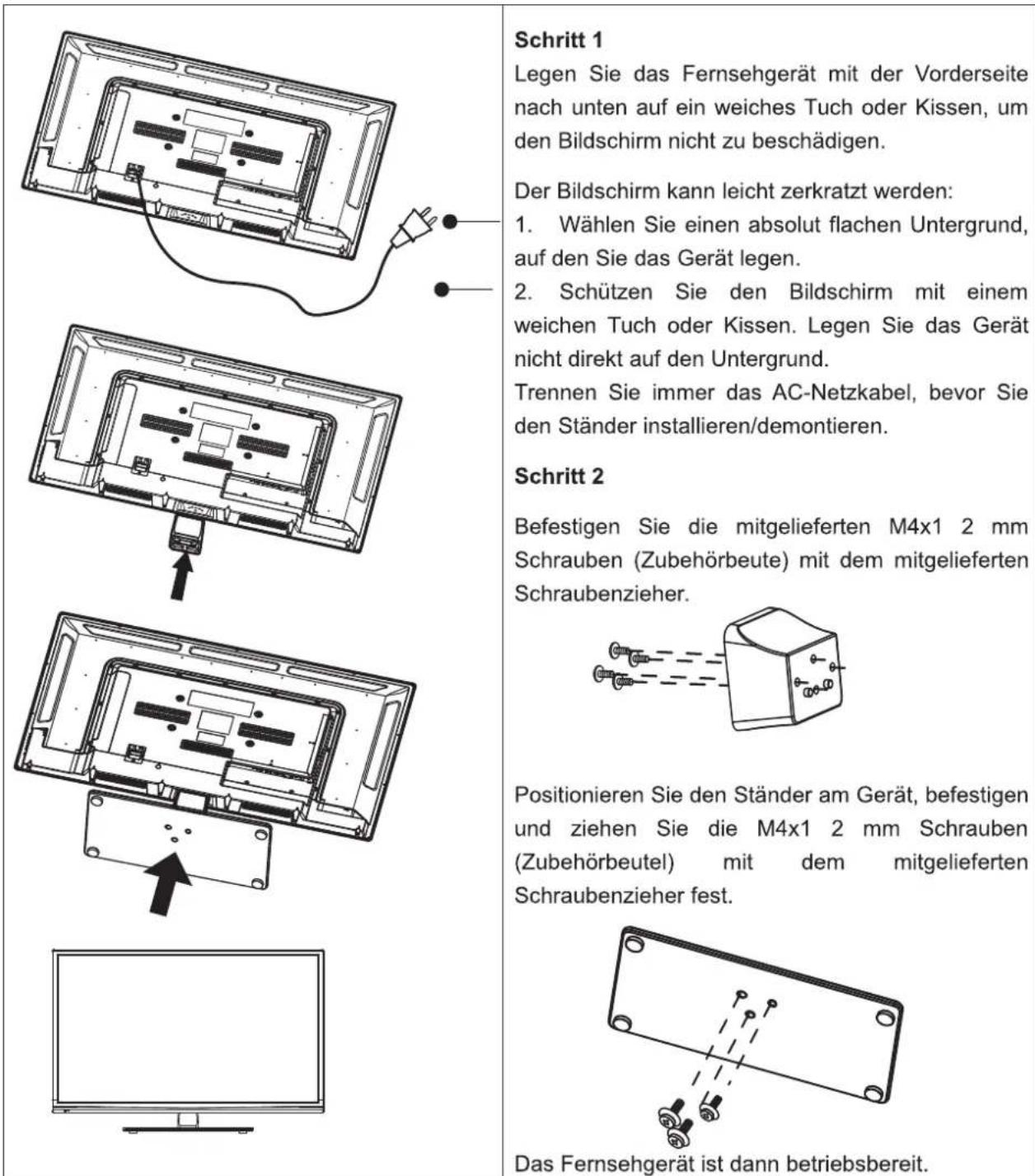 Tristan Auron LED50FullHD - Erste Schritte - 1