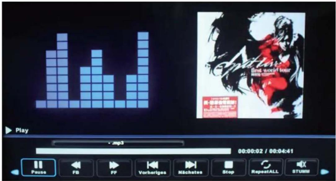 Tristan Auron LED50FullHD - MUSIK-Menü - 1
