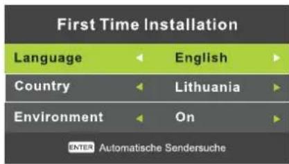 Tristan Auron LED40FullHD - Erstmalige Einstellungen - 1