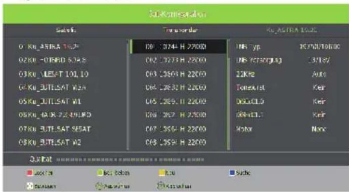 Tristan Auron LED65UltraHD - Transponderliste - 1