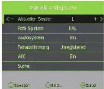 Tristan Auron LED65UltraHD - Manuelle ATV-Abstimmung - 1