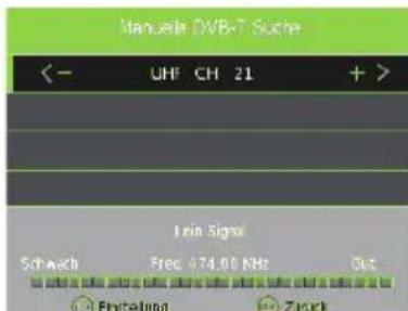 Tristan Auron LED65UltraHD - Manuelle DTV-Abstimmung - 1