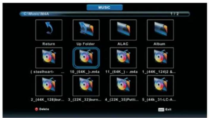 Tristan Auron LED55UltraHD - MUSIC-Menü - 2