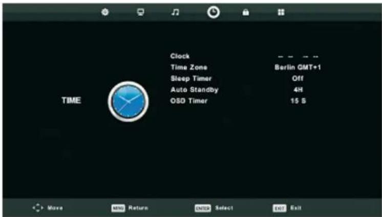 Tristan Auron LED55UltraHD - TIME-Menü - 1
