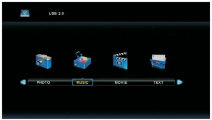 Tristan Auron LED55UltraHD - MUSIC-Menü - 1