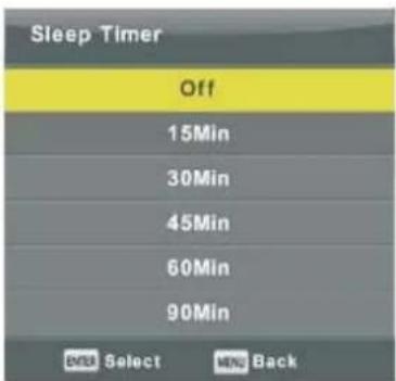 Tristan Auron LED55UltraHD - Sleep Timer - 1