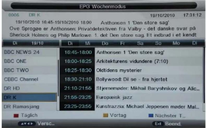 Tristan Auron LED24FullHD - EPG (elektronische Programmzeitschrift) und Zeitspeicherung - 1
