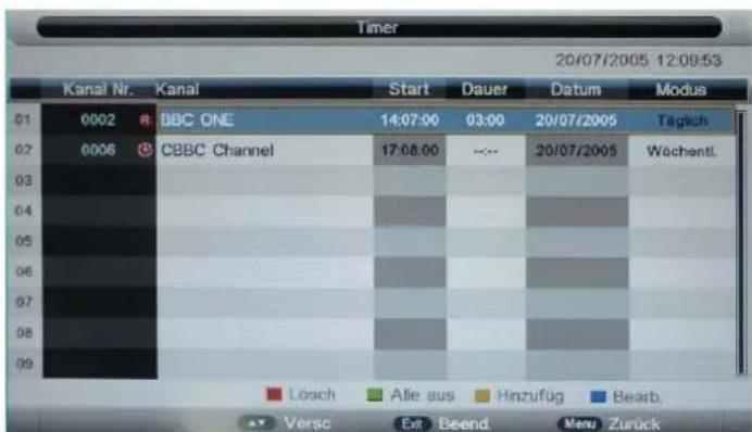 Tristan Auron LED24FullHD - PVR-Einstellungen (Festplattenrekorder) - 3