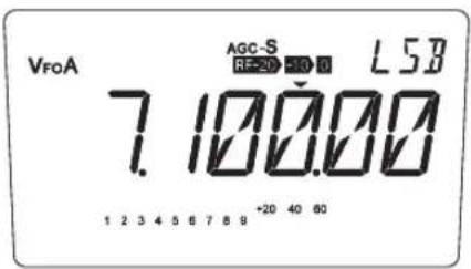 ALINCO DX-SR8E - Wahl des Amateurbandes - 5
