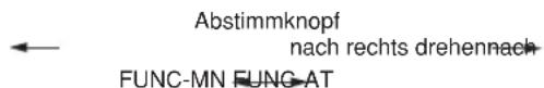 ALINCO DX-SR8E - Menü 23. Verhalten der [FUNC]-Taste - 1
