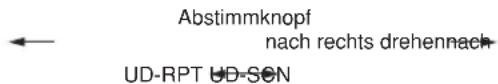 ALINCO DX-SR8E - Menü 22. Funktion der [UP/DOWN]-Tasten - 2