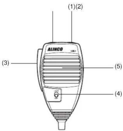 ALINCO DX-SR8E - Mikrofon.EMS-64 - 1