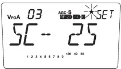 ALINCO DX-SR8E - Programmierbare.Multifunktionstaste. - 2