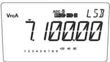 ALINCO DX-SR8E - Wahl des Amateurbandes - 3