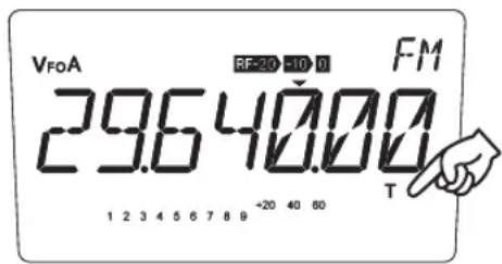 ALINCO DX-SR8E - Vorgehensweise - 1