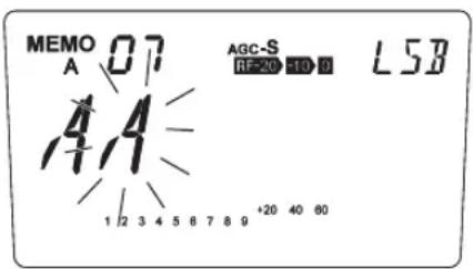 ALINCO DX-SR8E - Alphanumerische Benennung der Speicherkanäle - 2