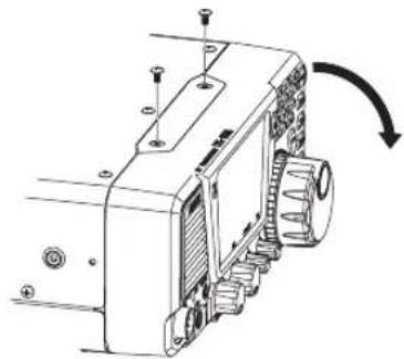 ALINCO DX-SR8E - Abnehmen der Frontplatte - 1