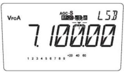 ALINCO DX-SR8E - Wahl des Amateurbandes - 4