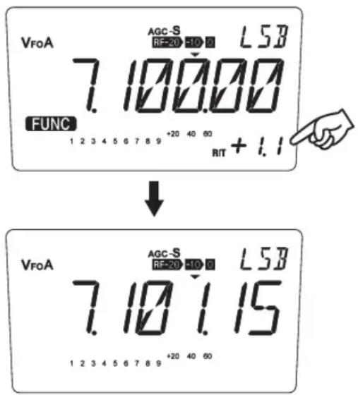 ALINCO DX-SR8E - Vorgehensweise - 1