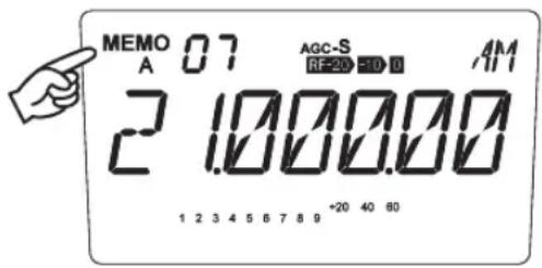ALINCO DX-SR8E - Prioritätssuchlauf - 1