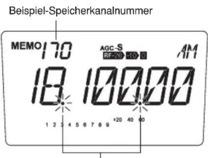 ALINCO DX-SR8E - Speichersuchlauf - 1