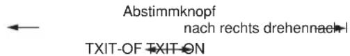 ALINCO DX-SR8E - Menü 11. TXIT-Funktion - 1