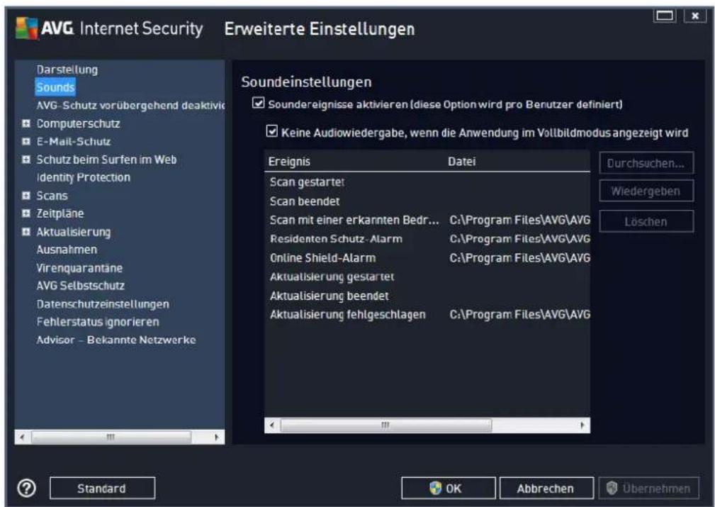 AVG Ultimate 2014 - Sounds - 1