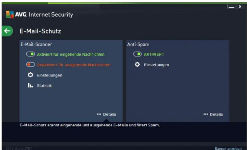AVG Ultimate 2014 - E-Mail-Schutz - 1