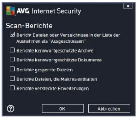 AVG Ultimate 2014 - Bearbeitung der Scan-Konfiguration - 3