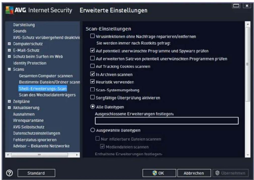 AVG Ultimate 2014 - Zusätzliche Scan-Berichte einstellen ... - 3