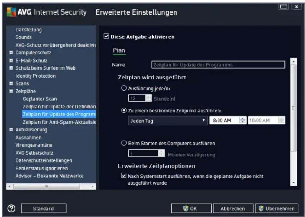 AVG Ultimate 2014 - Andere Aktualisierungseinstellungen - 1