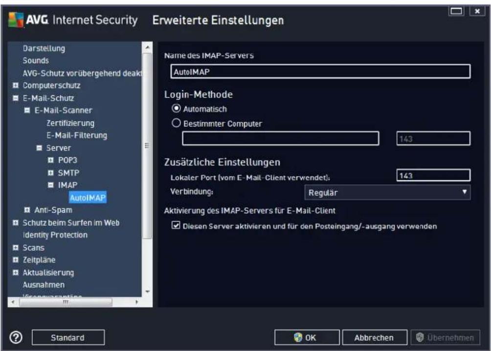 AVG Ultimate 2014 - Berichte über E-Mail-Anhänge - 8