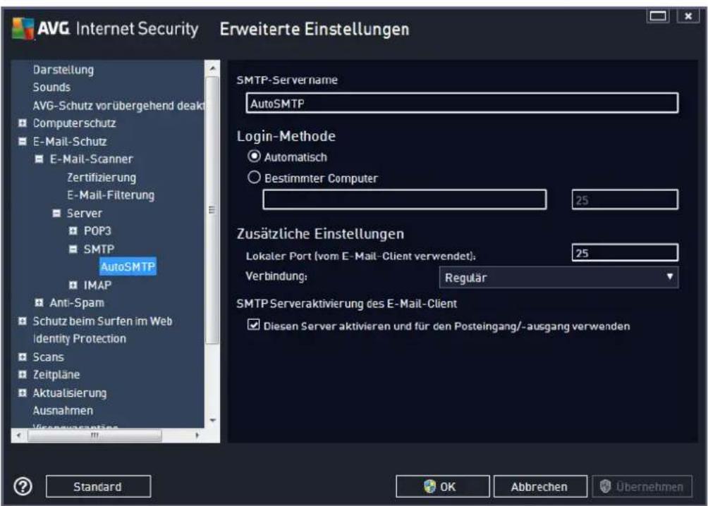 AVG Ultimate 2014 - Berichte über E-Mail-Anhänge - 6