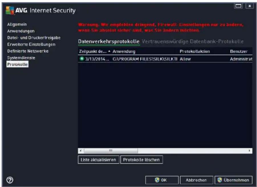 AVG Protection 2014 - Protokolle - 1