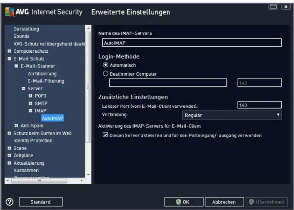 AVG Protection 2014 - Berichte über E-Mail-Anhänge - 8