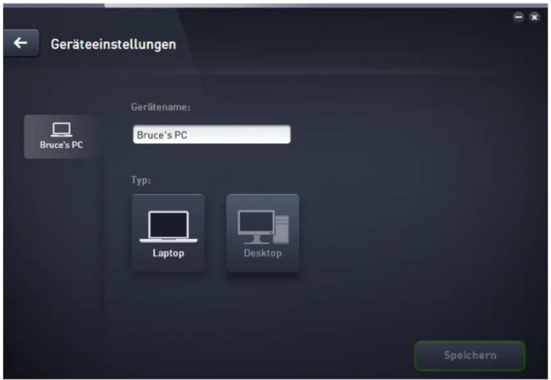 AVG Protection 2014 - So ändern Sie einen Gerätenamen oder -typ - 1