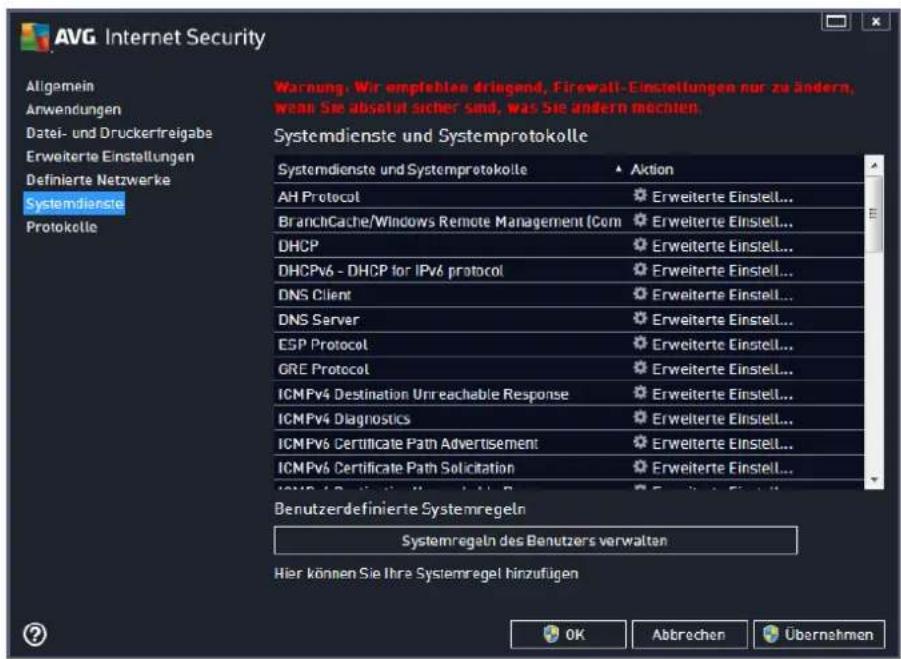 AVG Protection 2014 - Systemdienste - 1