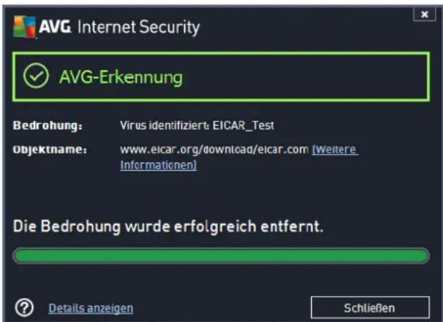 AVG Protection 2014 - Eicar-Test - 1