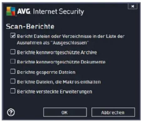 AVG Protection 2014 - Bearbeitung der Scan-Konfiguration - 3