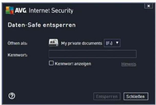 AVG Protection 2014 - So entsperren Sie Ihren Daten-Safe - 1