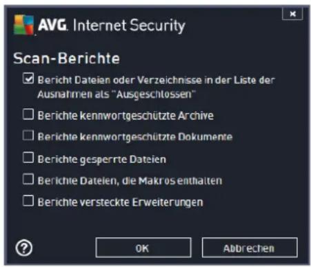 AVG Protection 2014 - Bearbeitung der Scan-Konfiguration - 3
