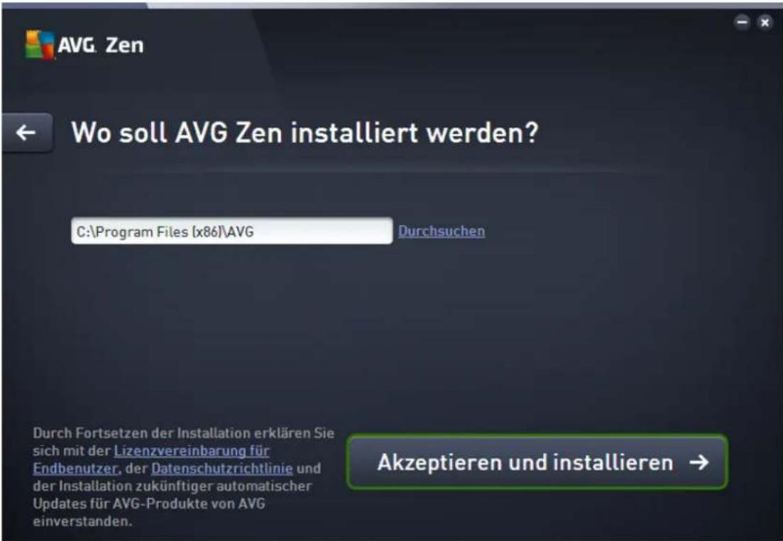 AVG Performance 2014 - Zielverzeichnis - 1