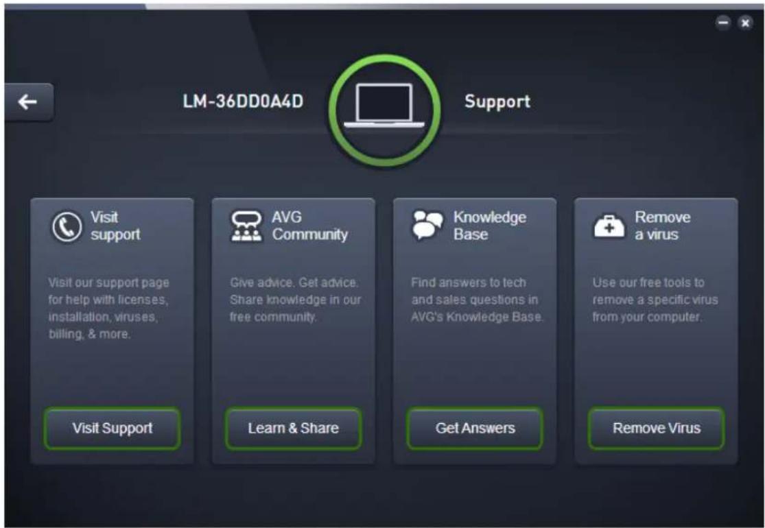 AVG Performance 2014 - FAQ und Support - 1
