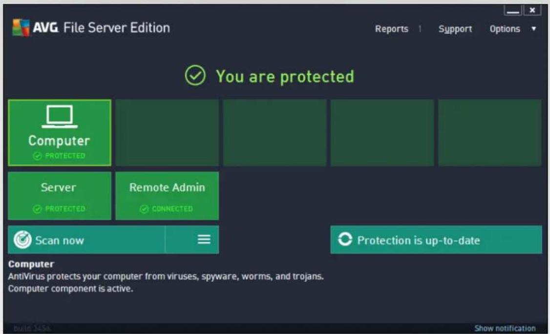AVG File Server 2014 - After installation - 1