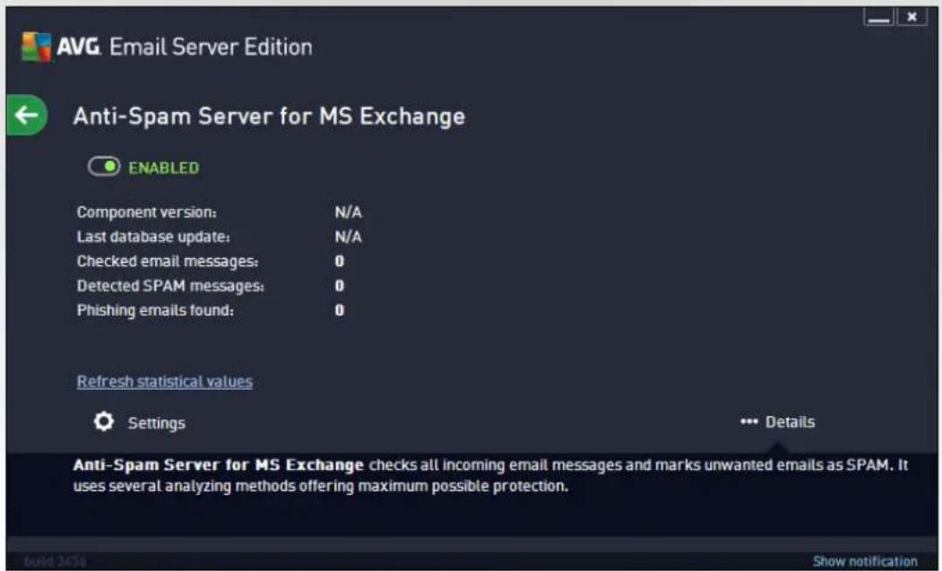 AVG Email Server Edition 2014 - Anti-Spam Interface - 1