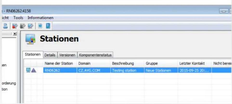 AVG AntiVirus Business Edition 2014 - • Stationseinstellungen: - 1